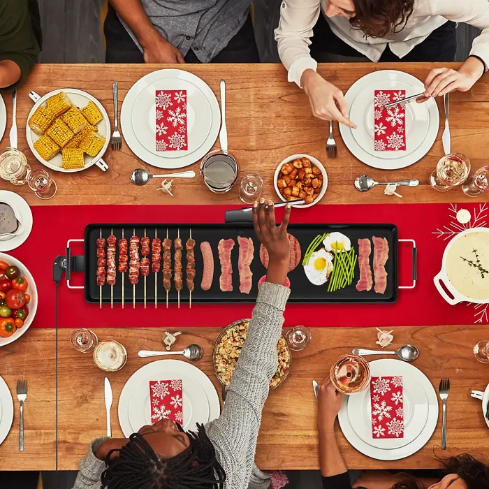 COSTWAY Electric XXL Teppanyaki Table Grill 90 x 23CM Non-Stick Griddle BBQ Hot Plate