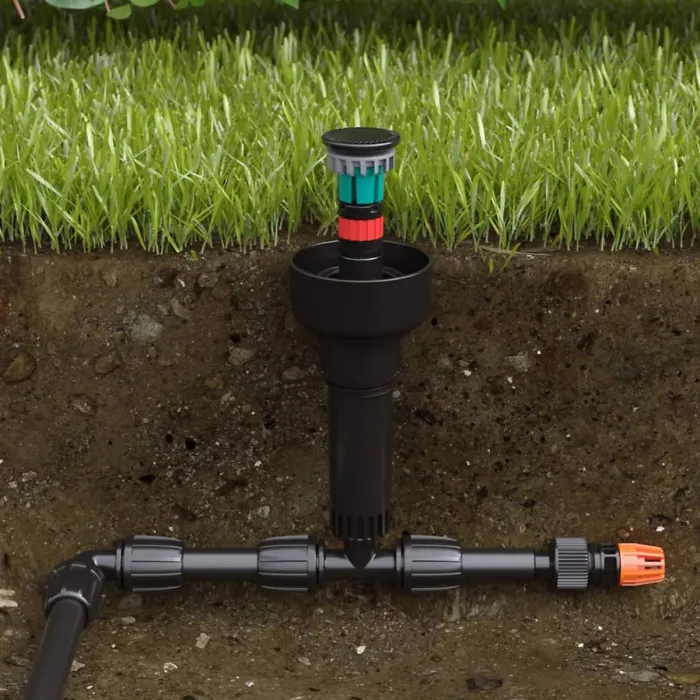 Claber 91017 Pop-Up Sprinkler Threaded 3-Way Connector. Pack of Two