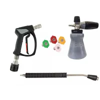 S/S MTM SGS35 Swivel Trigger Nilfisk Inlet & PF22.3 500mm Lance Nozzles