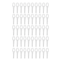 50PCS Plastic Grass Trimmer Blades for BOSCH ALM 28 30 Lawn Mower Replacement Parts