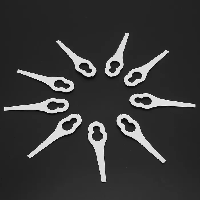 50PCS Plastic Grass Trimmer Blades for BOSCH ALM 28 30 Lawn Mower Replacement Parts