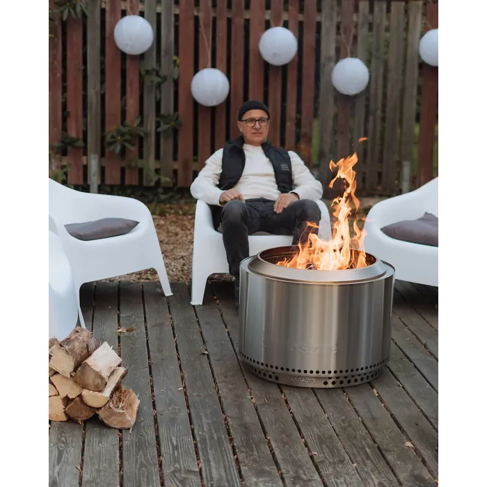 Solo Stove Yukon 2.0 27" Stainless Steel Smokeless Outdoor Fire Pit