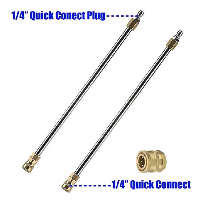 Silver Pressure Washer Car Undercarriage Cleaner Under Road Cleaning Nozzle