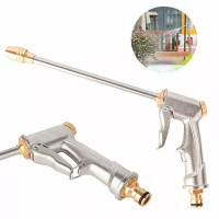 Metal High Pressure Water Spray Gun Brass Nozzle Garden Car Clean Washer Tool