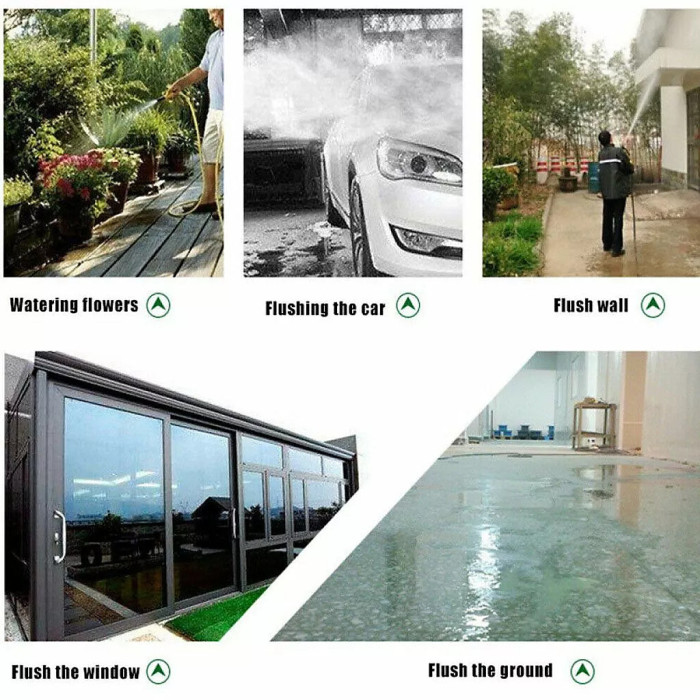 Metal High Pressure Water Spray Gun Brass Nozzle Garden Car Clean Washer Tool