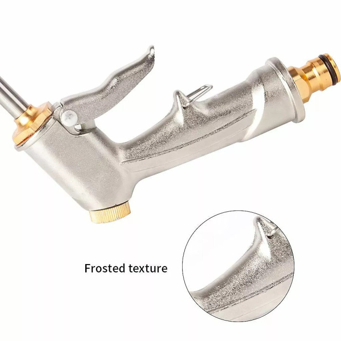 Metal High Pressure Water Spray Gun Brass Nozzle Garden Car Clean Washer Tool
