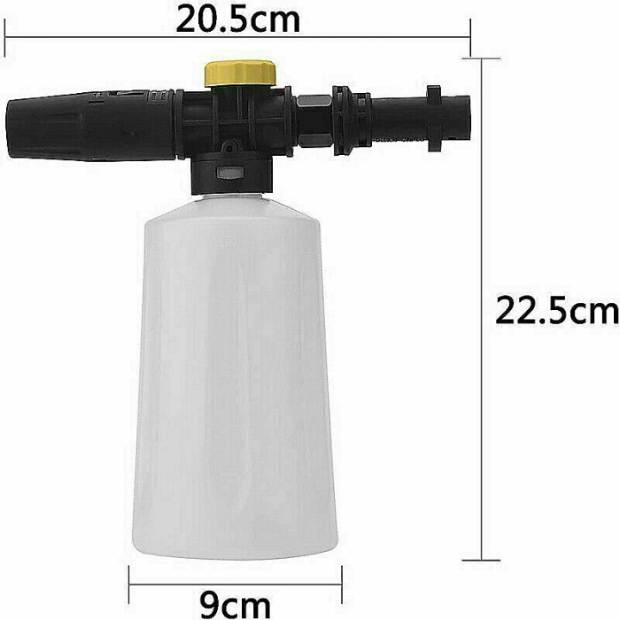 Snow Foam Lance Kit Pressure Washer Gun Compatible Karcher Car Cleaning Bottle
