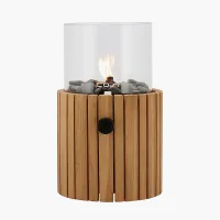 Portable Cosiscoop Timber Round Fire Lantern