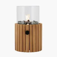 Portable Cosiscoop Timber Round Fire Lantern