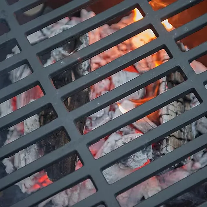 Cast Iron Outdoor BBQ Grill Round