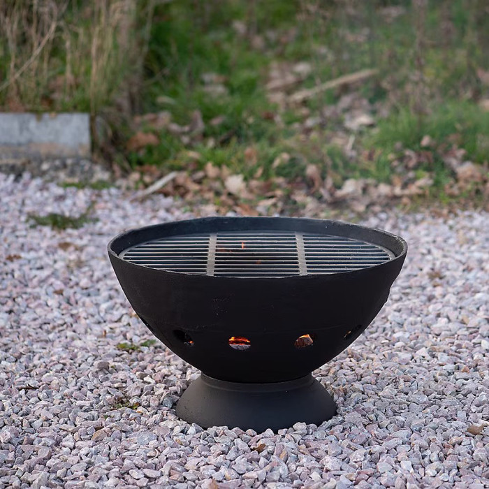 Cast Iron Outdoor BBQ Grill Round