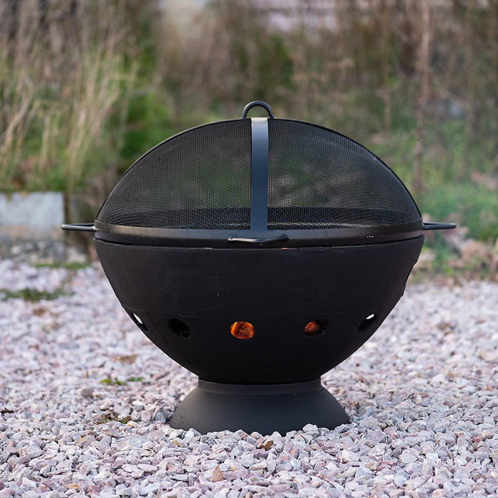 Cast Iron Outdoor BBQ Grill Round