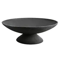 Low Cast Iron Garden Fire Bowl