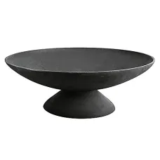 Low Cast Iron Garden Fire Bowl