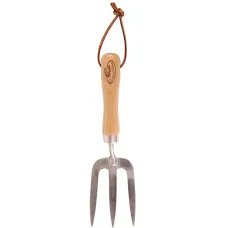 Garden Hand Fork with Wooden Grip