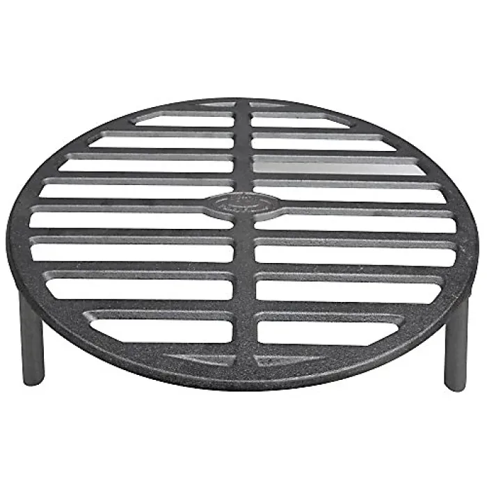 Cast Iron Round Camping BBQ Grill