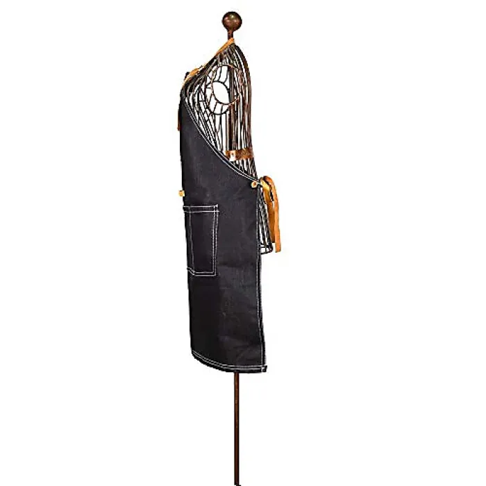 Denim Fabric Gardening Apron With Multiple Pockets