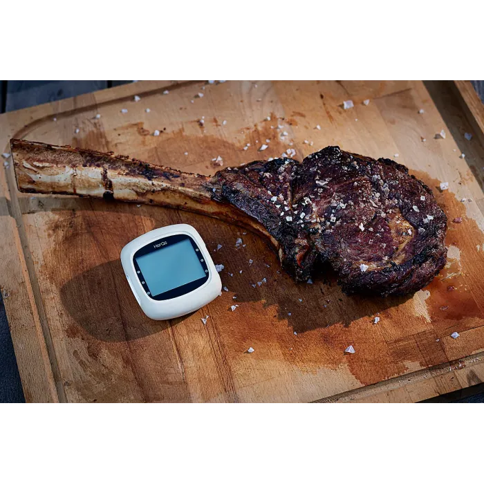 HerQs EasyBBQ pro Kitchen thermometer barbecue digital core temperature meat thermometer Bluetooth app wireless thermometer