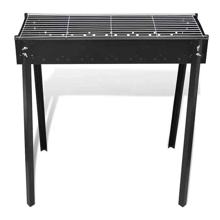 BBQ Stand Charcoal Barbecue Square 75 x 28 cm