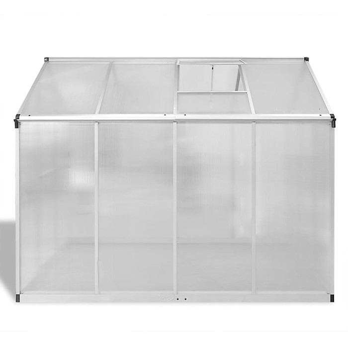 Aluminium Greenhouse with Base Frame 4.6 m² Reinforced Plant Grow House