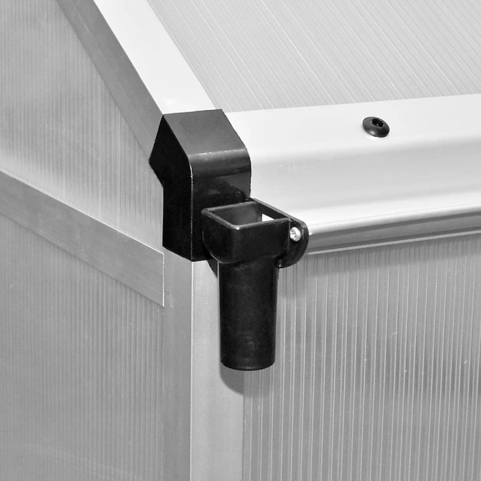 Aluminium Greenhouse with Base Frame 4.6 m² Reinforced Plant Grow House