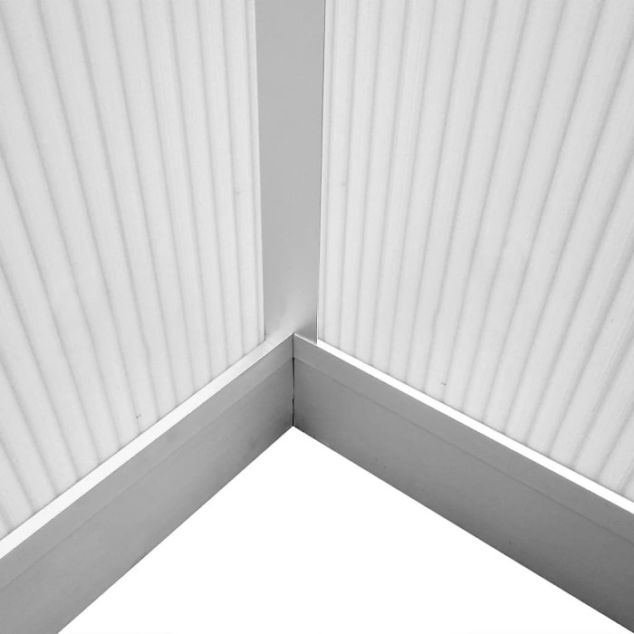 Aluminium Greenhouse 3.46 m² Reinforced Polycarbonate Panels