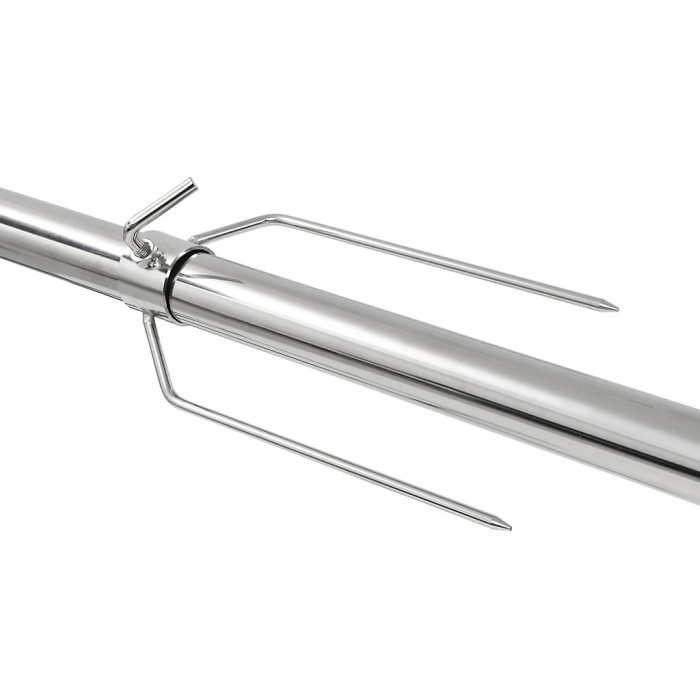 Automatic BBQ Grill with Motor Stainless Steel 207x45x81 cm