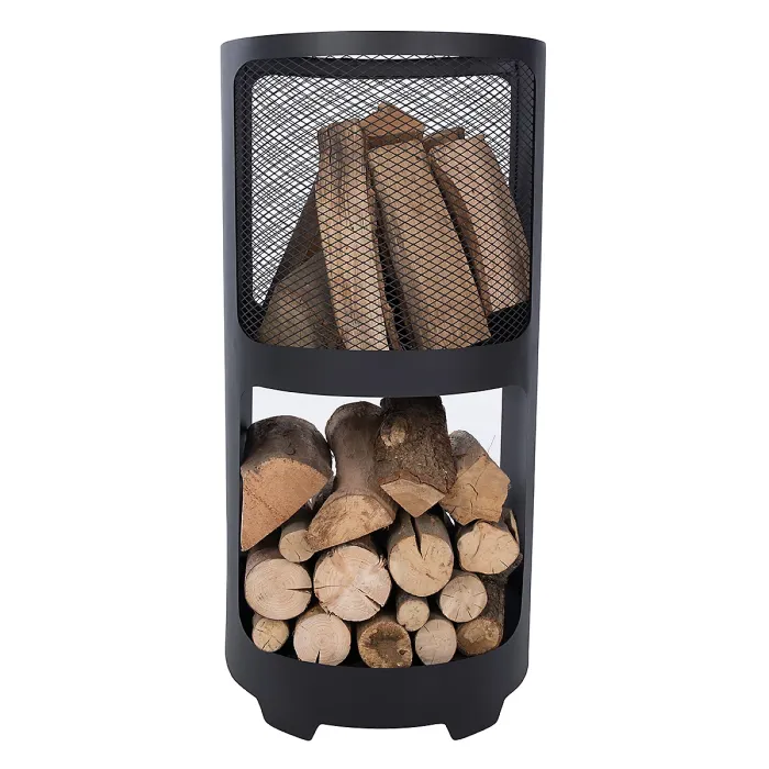 RedFire Buffalo Firepit With Wood Storage