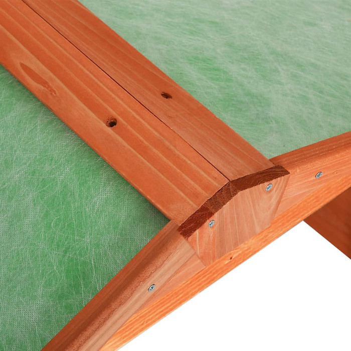 Vidaxl Robotic Lawn Mower Garage 72x87x50 Cm Solid Firwood Lawn Mower Garages