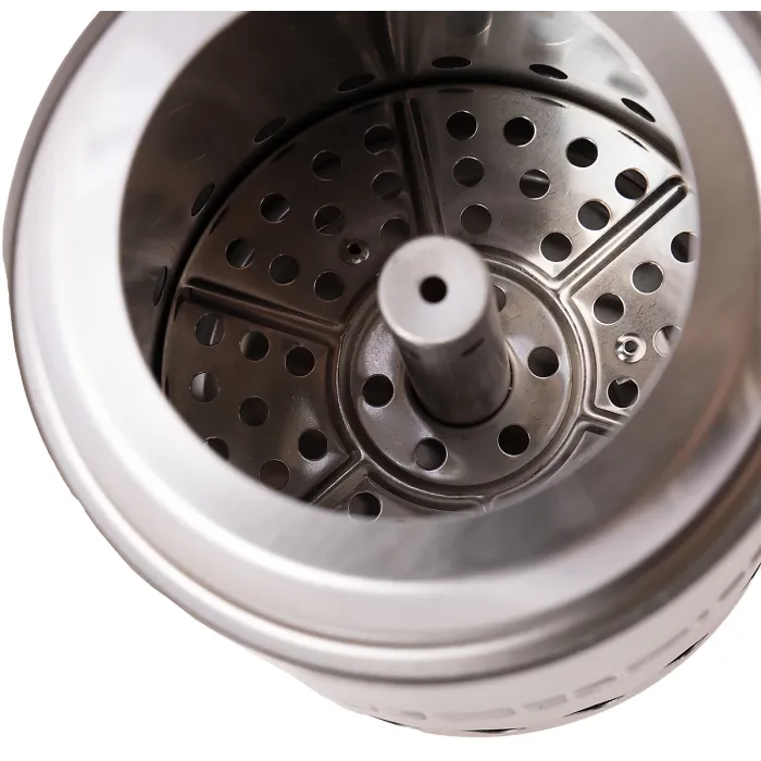 RedFire Volcano Pellet Tabletop Fire Pit Medium Size - Stainless Steel - 18cm Diameter