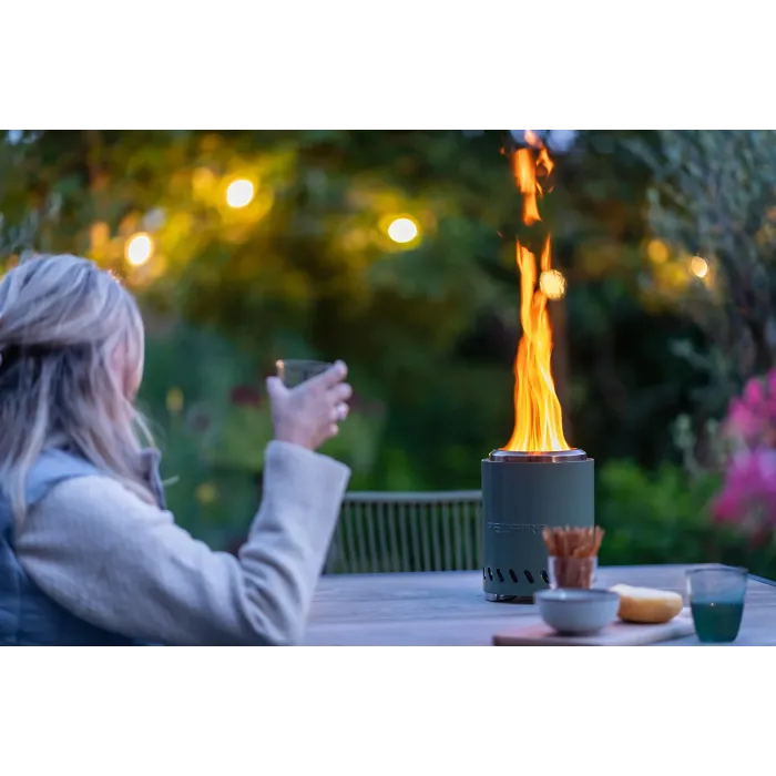 RedFire Volcano Pellet Tabletop Fire Pit Small Size - Olive Green - 14cm Diameter