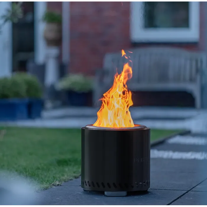 RedFire Volcano Pellet Fire Pit Large Size - Matt Black - 38cm Diameter