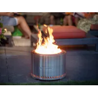 RedFire Volcano Pellet Fire Pit Extra Large Size - Stainless Steel - 49.5cm Diameter