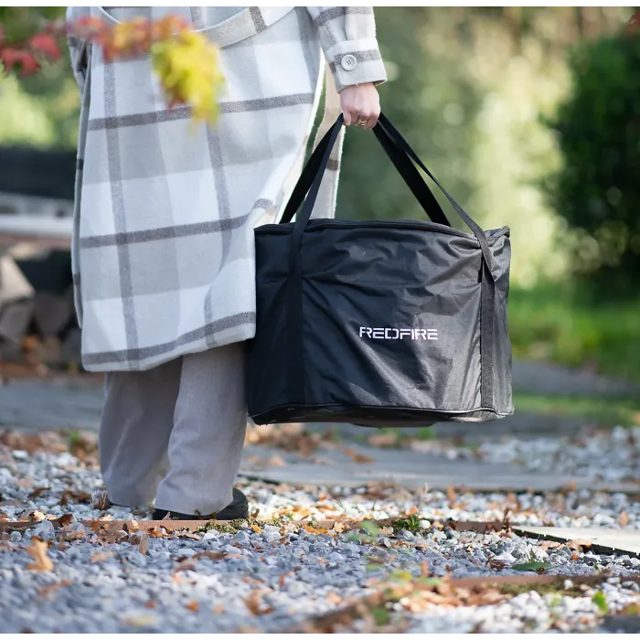 RedFire Volcano Pellet Fire Pit Extra Large Size - Stainless Steel - 49.5cm Diameter