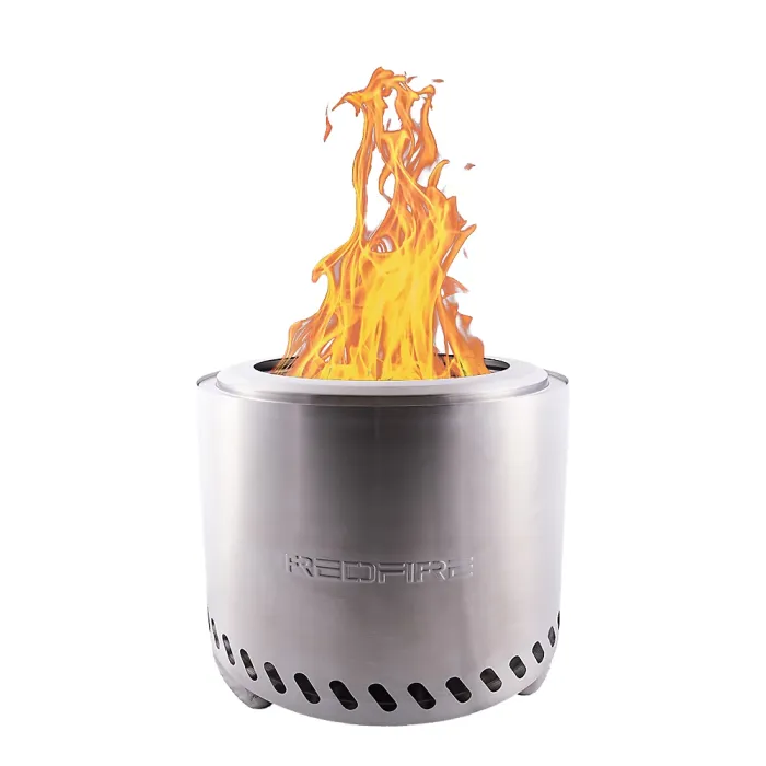 RedFire Volcano Pellet Fire Pit Large Size - Stainless Steel - 38cm Diameter