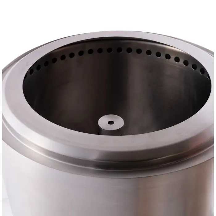 RedFire Volcano Pellet Fire Pit Large Size - Stainless Steel - 38cm Diameter