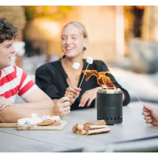 RedFire Volcano Pellet Tabletop Fire Pit Small Size - Matt Black - 14cm Diameter