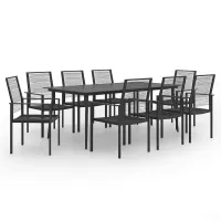 9 Piece Garden Outdoor Dining Set Suitable for Backyard, Patio