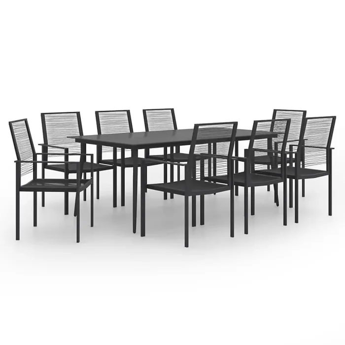 9 Piece Garden Outdoor Dining Set Suitable for Backyard, Patio