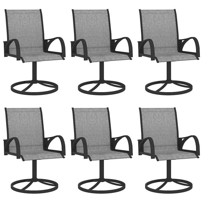 7 Piece Garden Outdoor Dining Set Suitable for Backyard, Patio Textilene and Steel