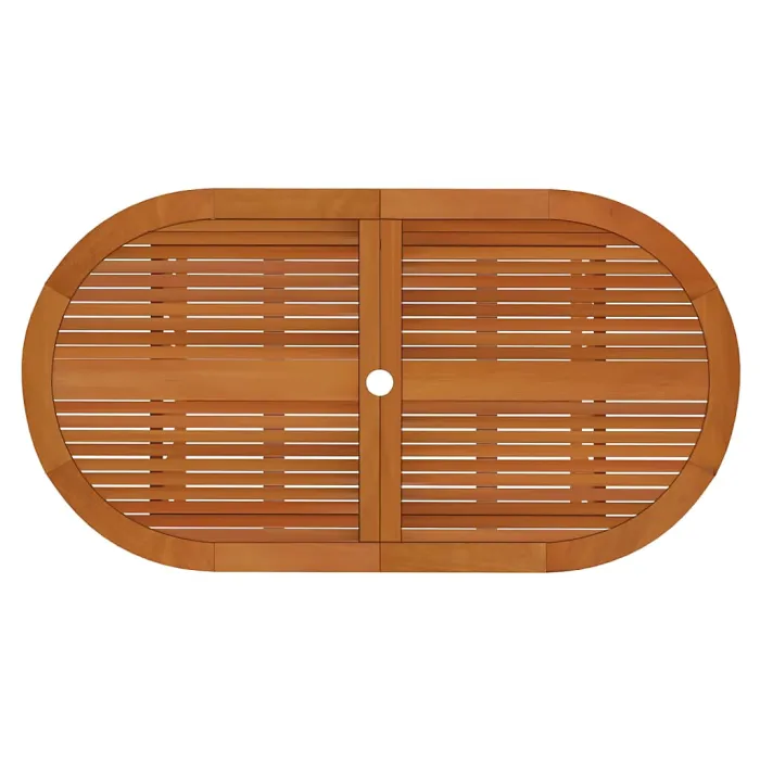 5 Piece Garden Outdoor Dining Set Suitable for Backyard, Patio Solid Wood Eucalyptus