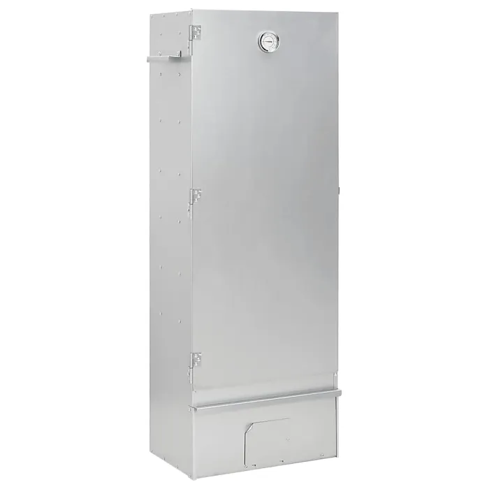 BBQ Oven Smoker with Wood Chips 44.5x29x110 cm Galvanised steel