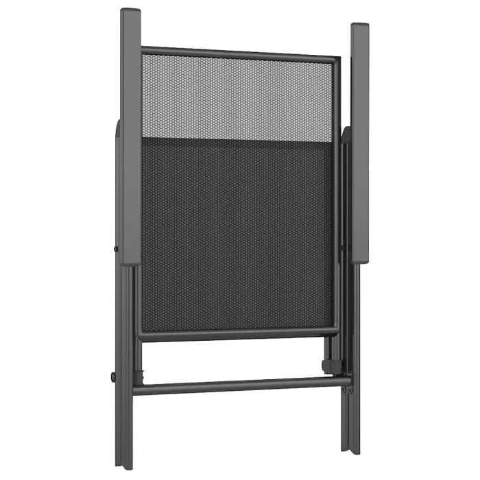 7 Piece Garden Outdoor Dining Set Suitable for Backyard, Patio Anthracite Steel