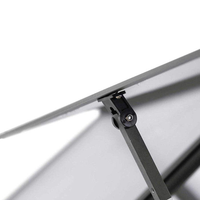 Anthracite Greenhouse with Base Frame 169x58x202 cm Aluminium