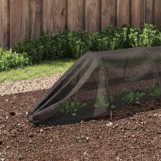 Black Netting Tunnels 2 pcs Steel and Polyethylene Plant Covers