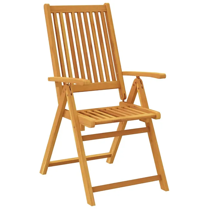 7 Piece Garden Outdoor Dining Set Suitable for Backyard, Patio Solid Wood Acacia