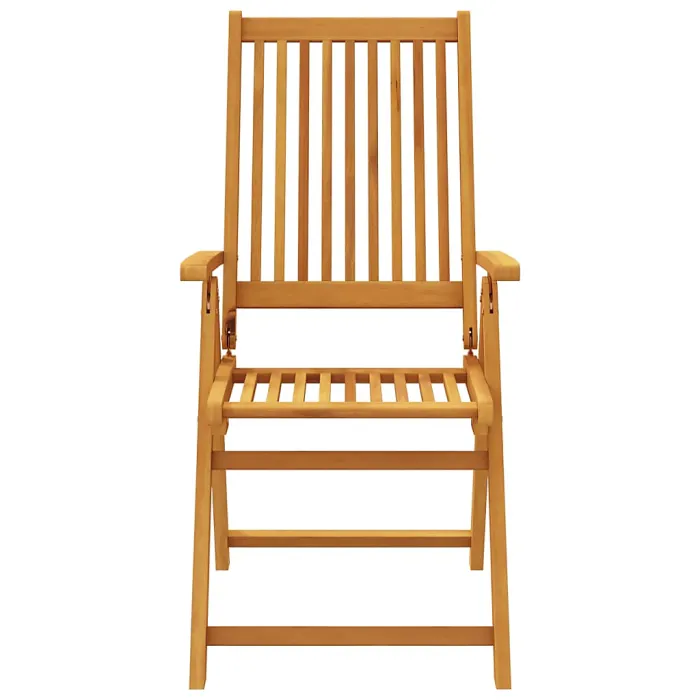 7 Piece Garden Outdoor Dining Set Suitable for Backyard, Patio Solid Wood Acacia