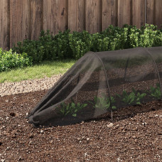 Black Netting Tunnel 300x50x48.5 cm Steel and Polyethylene - Plant Protection