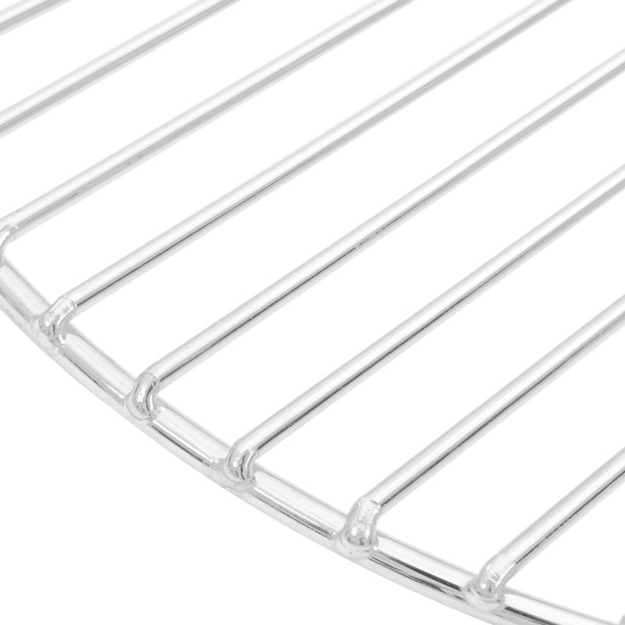 BBQ Grill Grate Round 37 cm 304 Stainless Steel