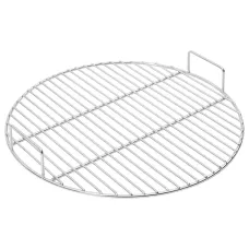 BBQ Grill Grate with Handles Round 44.5 cm 304 Stainless Steel
